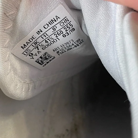 Adidas SoleCourt Parley White Womens Tennis Shoes 2019 size 9 - Picture 7 of 7